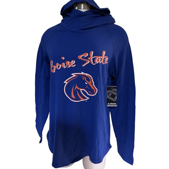 NEW Boise State University BSU Broncos Colosseum Hooded T Shirt Women's M - Picture 3 of 7